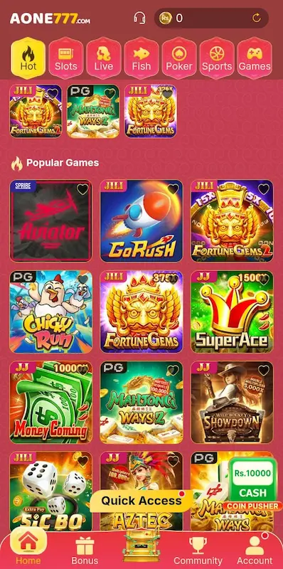 Aone777 Game