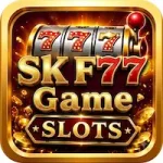 SK F777 Game APK login screen with bonus rewards, earning features, and mobile gaming interface