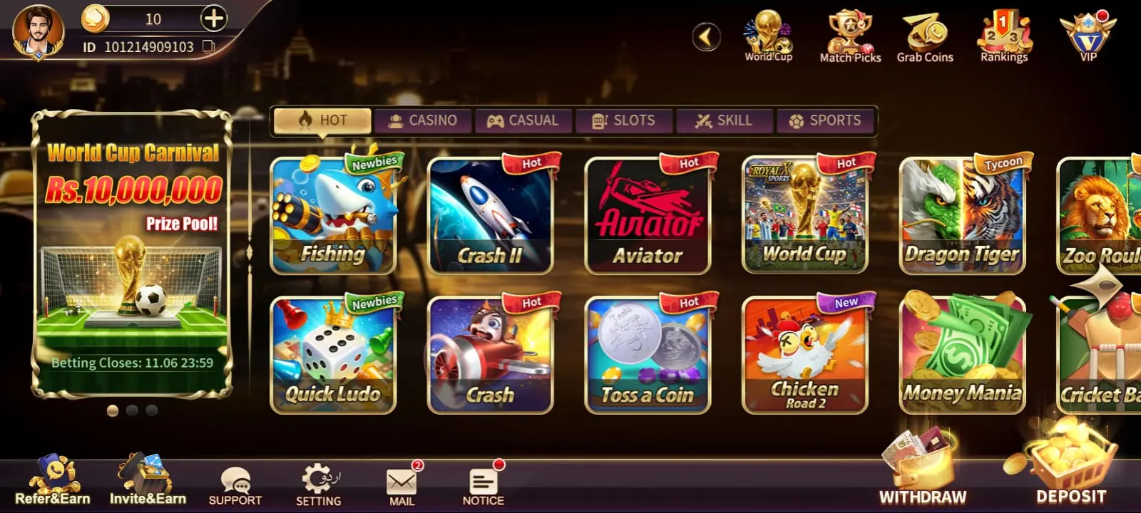 Royal X 777 Game